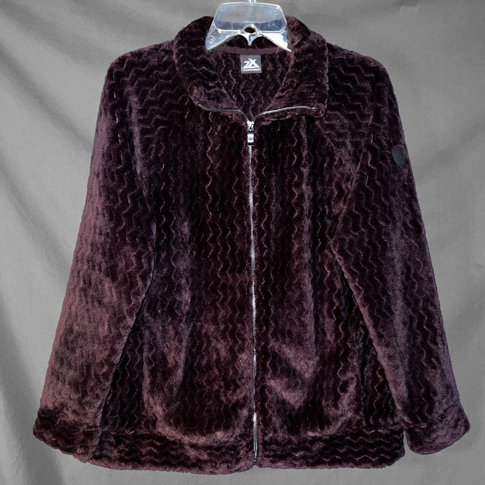 ZeroXPosure Plush Plum Purple Jacket